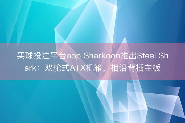 买球投注平台app Sharkoon推出Steel Shark：双舱式ATX机箱，相沿背插主板